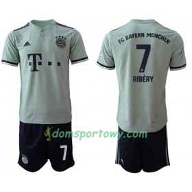 Koszulka Bayern Monachium Ribery 7 Dziecięcy Wyjazdowe Koszulki Piłkarskie 2018-2019 Krótki Rękaw